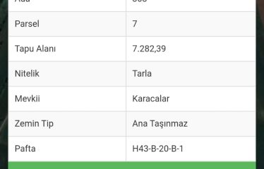 TRABZON YOLU ÜZERİ AKŞARDA SATILIK TARLA | BAYBURT ARSA
